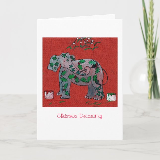 Cartes Pour Fêtes Annuelles Décoration de Noël (Devant)