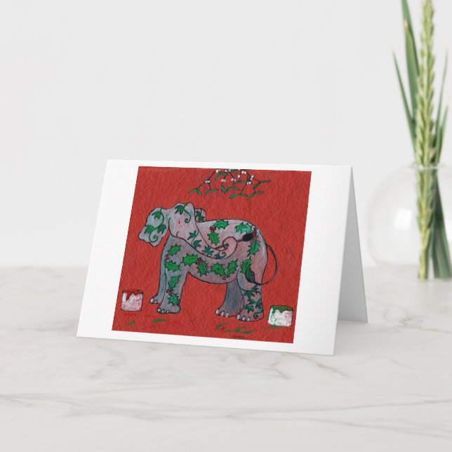 Cartes Pour Fêtes Annuelles Décoration de Noël (Devant)