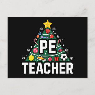 Cartes Pour Fêtes Annuelles Décorations de sapin de Noël Prof de gym Football