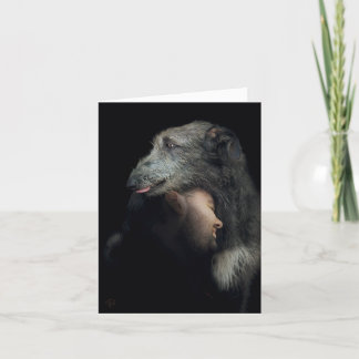 Cartes Pour Fêtes Annuelles Deerhound Holiday Card