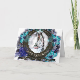 Cartes Pour Fêtes Annuelles Déesse d'hiver (carte)
