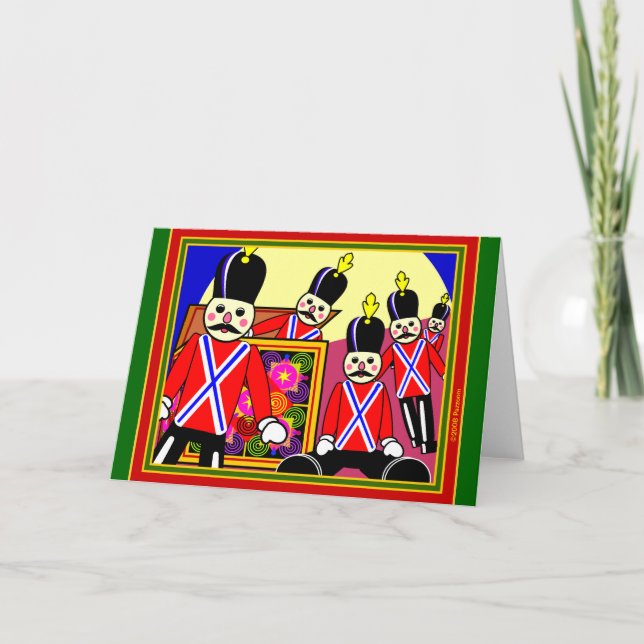 Cartes Pour Fêtes Annuelles Défilé de coffre à jouets (Devant)