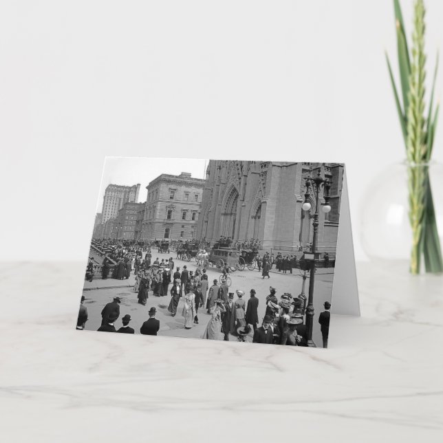 Cartes Pour Fêtes Annuelles Défilé de Pâques (Devant)