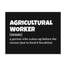 Définition amusante du travailleur agricole