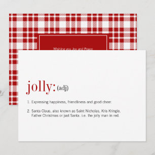 Cartes Pour Fêtes Annuelles Définition de Noël Jolly