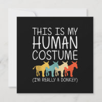 Déguisement d'Halloween en âne humain | Objet drôl