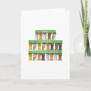 Cartes Pour Fêtes Annuelles Dentiste Joyeux Noël