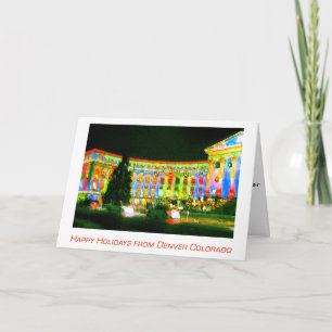 Cartes Pour Fêtes Annuelles Denver, bâtiment de Co, de ville et de comté,