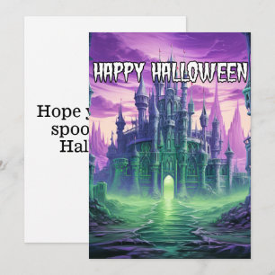 Cartes Pour Fêtes Annuelles Déplaisant Haunted Mansion   Bonne Halloween