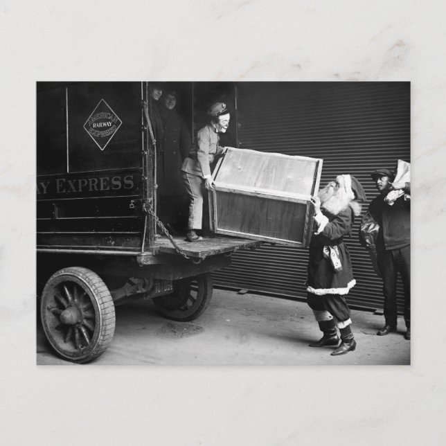 Cartes Pour Fêtes Annuelles Déplaisant Noël Dude, années 1920 (Devant)