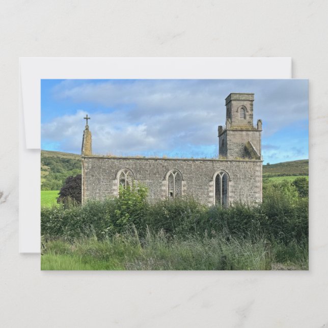 Cartes Pour Fêtes Annuelles Derelict St Colmac Church Isle of Bute Scotland (Devant)