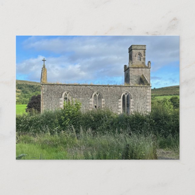 Cartes Pour Fêtes Annuelles Derelict St Colmac Church Isle of Bute Scotland (Devant)