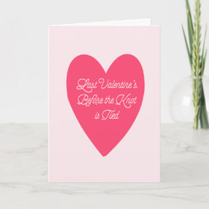 Cartes Pour Fêtes Annuelles Dernier Valentine avant d'épouser