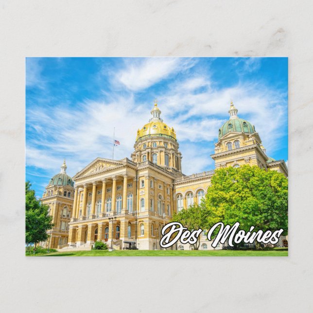 Cartes Pour Fêtes Annuelles Des Moines, Iowa, USA (Devant)