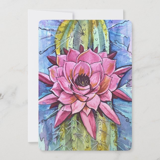 Cartes Pour Fêtes Annuelles Desert Heart (Devant)