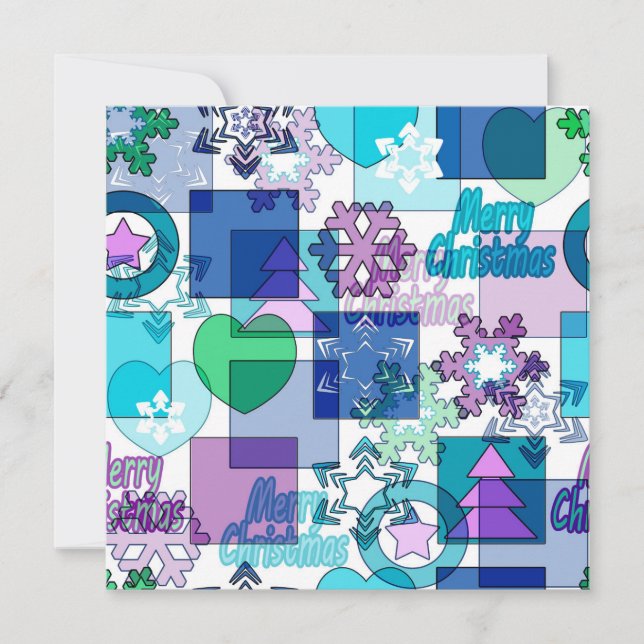 Cartes Pour Fêtes Annuelles Design de Noël (Devant)