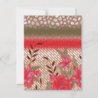 Design de tissu complexe avec motifs floraux