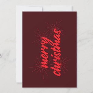 Cartes Pour Fêtes Annuelles Design joyeux et tendance de "Joyeux Noël"
