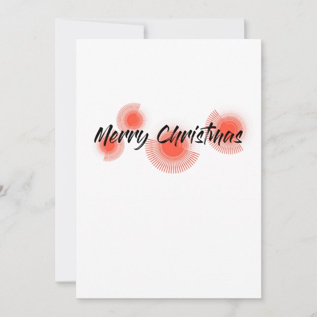 Cartes Pour Fêtes Annuelles Design moderne, joyeux, ludique "Joyeux Noël" (Devant)