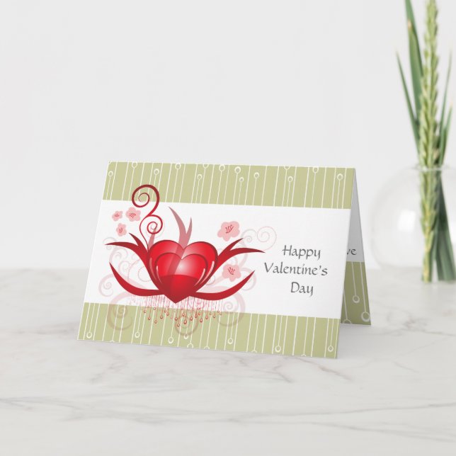 Cartes Pour Fêtes Annuelles Design Valentines (Devant)