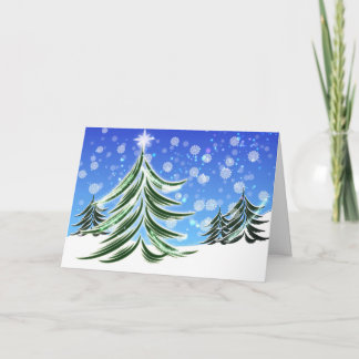 Cartes Pour Fêtes Annuelles Dessin d'arbre de Noël