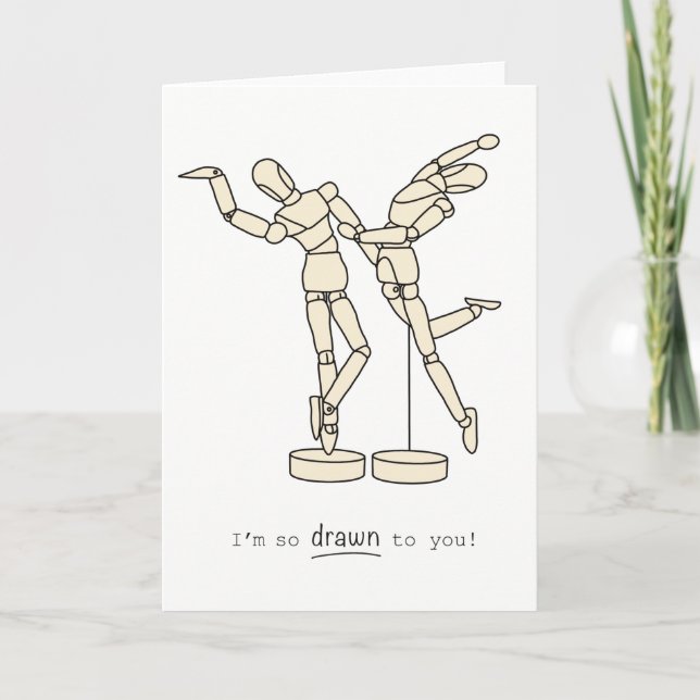 Cartes Pour Fêtes Annuelles Dessiné vers vous (Devant)