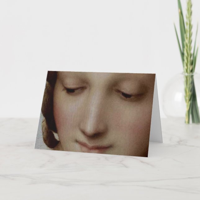 Cartes Pour Fêtes Annuelles Détail de Madonna de la prairie (Devant)
