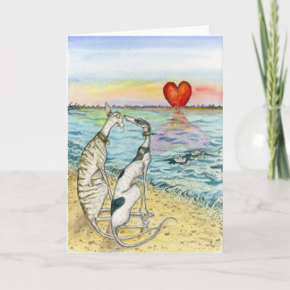 Cartes Pour Fêtes Annuelles "Deux bateaux de papier "