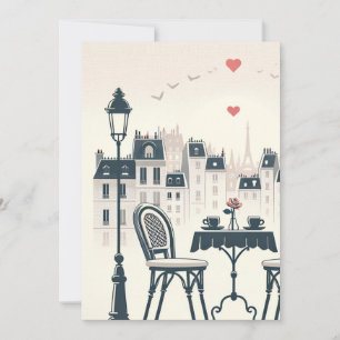 Cartes Pour Fêtes Annuelles "Deux tasses, une chaise vide - Un toast à l'insta