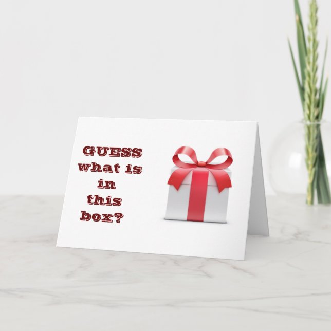 CARTES POUR FÊTES ANNUELLES DEVINEZ CE QU'IL Y A DANS CETTE ZONE ******** (Devant)
