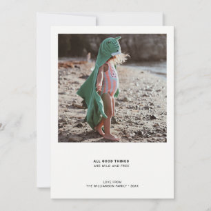 Cartes Pour Fêtes Annuelles Devis moderne minimal   Devis photo simple