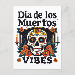 Cartes Pour Fêtes Annuelles Día De Los Muertos Vibes Oaxaca Jour des Morts