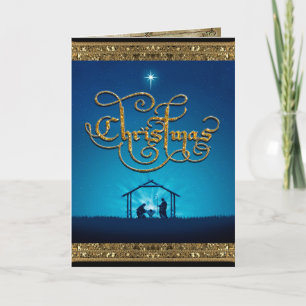 Cartes Pour Fêtes Annuelles Dieu avec nous ! Fête de Noël
