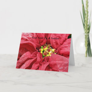 Cartes Pour Fêtes Annuelles Dieu nous a envoyé un sauveur