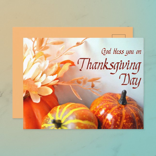Cartes Pour Fêtes Annuelles Dieu te bénisse Thankesgiving (Créateur téléchargé)
