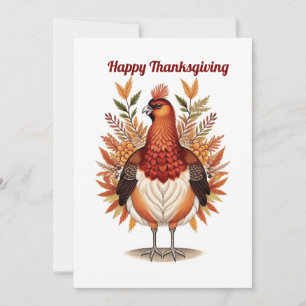 Cartes Pour Fêtes Annuelles Dinde de fête
