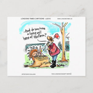 Cartes Pour Fêtes Annuelles Dinde de Thanksgiving Testament Humoristique Cadea
