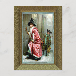 Cartes Pour Fêtes Annuelles Dîner de Noël II victorien