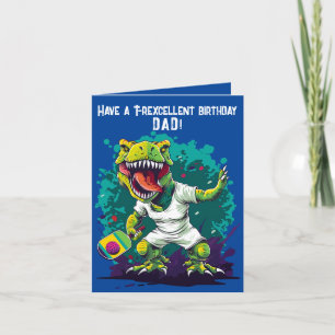 Cartes Pour Fêtes Annuelles Dino-mite marrante pickleball Anniversaire