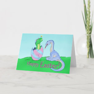 Cartes Pour Fêtes Annuelles Dinos de Pâques