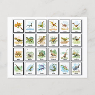 Cartes Pour Fêtes Annuelles Dinosaures