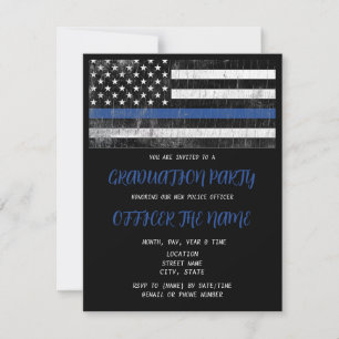 Cartes Pour Fêtes Annuelles Diplôme de l'Académie de police