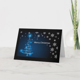 CARTES POUR FÊTES ANNUELLES DIRE *JOYEZ NOËL & HEUREUSE NOUVELLE ANNÉE* AVEC U