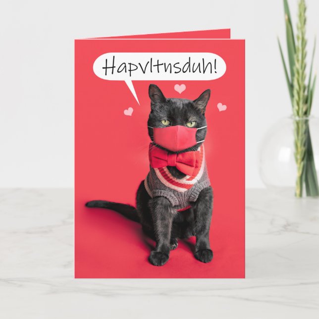 Cartes Pour Fêtes Annuelles Discours de chats Heureuses Saintes-Valentin dans  (Devant)