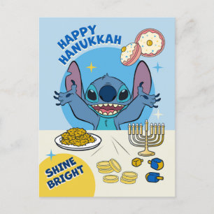 Cartes Pour Fêtes Annuelles Disney's Stitch   Bonne Hanoukka