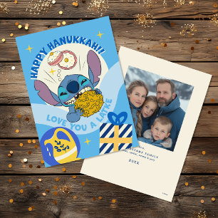 Cartes Pour Fêtes Annuelles Disney's Stitch   Hanoukka Vous aimez une photo La