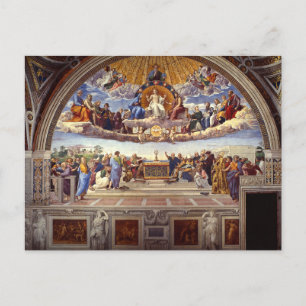 Cartes Pour Fêtes Annuelles Disputation du Saint Sacrement par Raphael