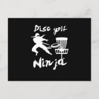 Disque Golf Ninja Golfer Frisbee Player Sports