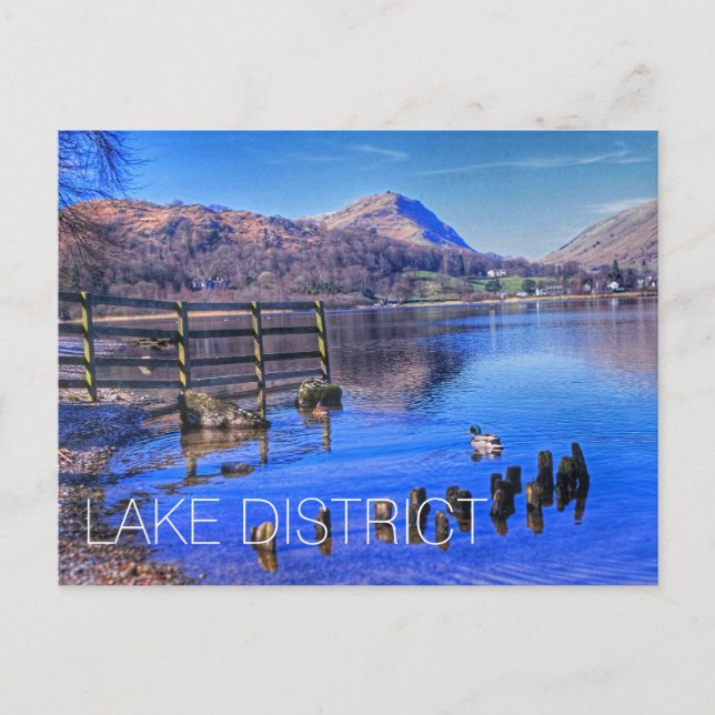 Cartes Pour Fêtes Annuelles District des Lacs (Devant)