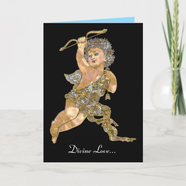 Cartes Pour Fêtes Annuelles Divine amour Valentine (Devant)